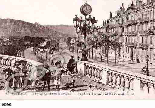 Ville de VALENCE, carte postale ancienne