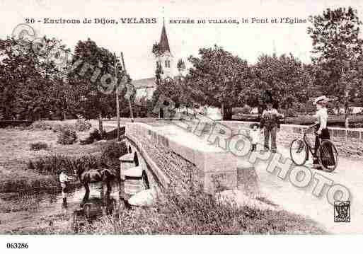 Ville de VELARSSUROUCHE, carte postale ancienne