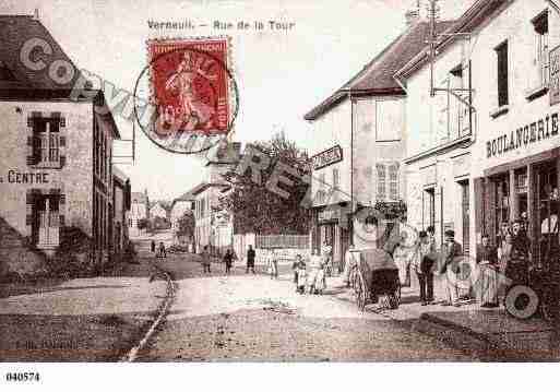 Ville de VERNEUIL, carte postale ancienne