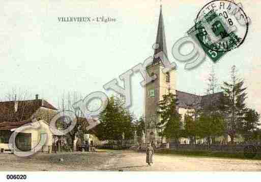 Ville de VILLEVIEUX, carte postale ancienne