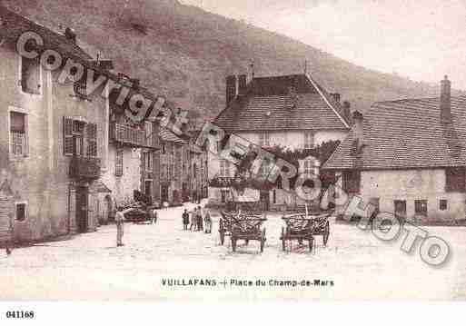 Ville de VUILLAFANS, carte postale ancienne