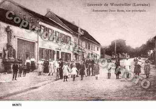 Ville de WOUSTVILLER, carte postale ancienne