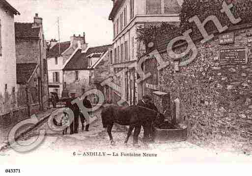 Ville de ANDILLY, carte postale ancienne