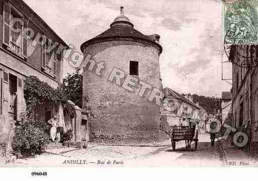 Ville de ANDILLY, carte postale ancienne