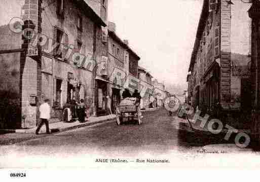 Ville de ANSE, carte postale ancienne