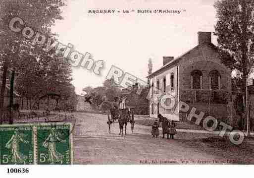 Ville de ARDENAYSURMERIZE, carte postale ancienne