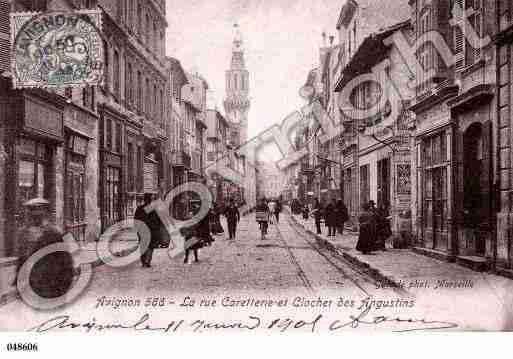 Ville de AVIGNON, carte postale ancienne