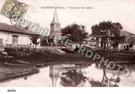 Ville de AZANNESETSOUMAZANNES, carte postale ancienne
