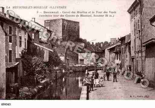 Ville de BACCARAT, carte postale ancienne