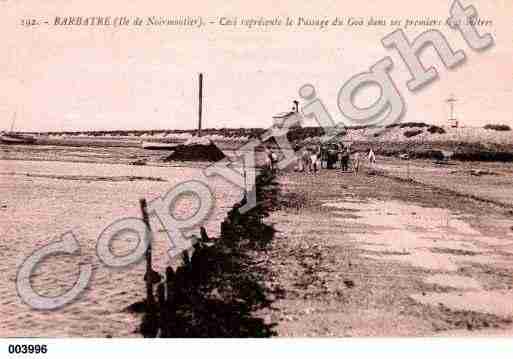 Ville de BARBATRE, carte postale ancienne