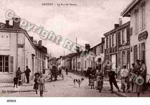 Ville de BASSUET, carte postale ancienne