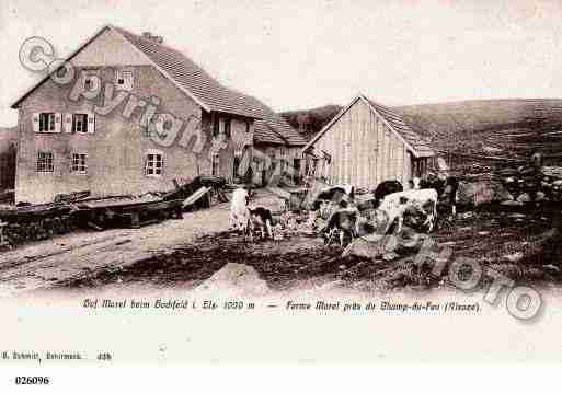 Ville de BELMONT, carte postale ancienne