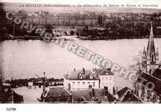 Ville de BOUILLE(LA), carte postale ancienne