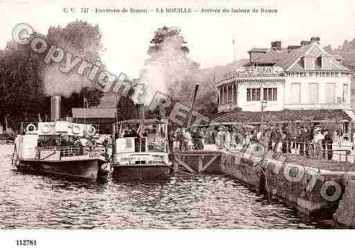 Ville de BOUILLE(LA), carte postale ancienne