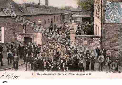 Ville de BOUSIES, carte postale ancienne