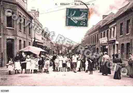 Ville de BRUAYENARTOIS, carte postale ancienne