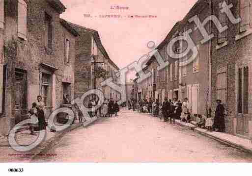 Ville de CAPENDU, carte postale ancienne