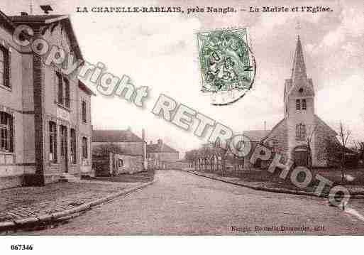 Ville de CHAPELLERABLAIS(LA), carte postale ancienne