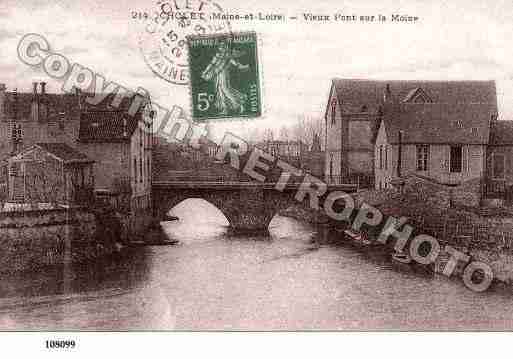 Ville de CHOLET, carte postale ancienne