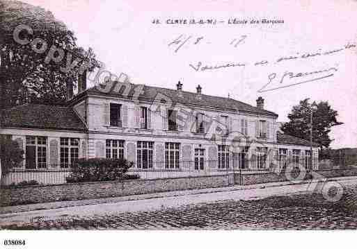 Ville de CLAYESOUILLY, carte postale ancienne