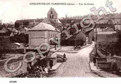 Ville de COULONGESENTARDENOIS, carte postale ancienne