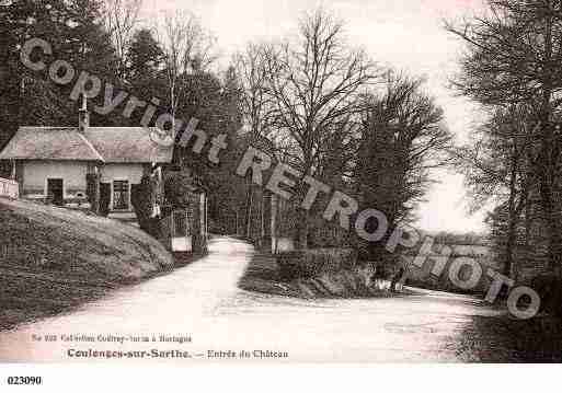 Ville de COULONGESSURSARTHE, carte postale ancienne