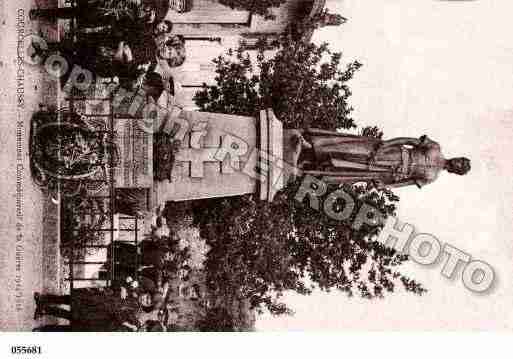 Ville de COURCELLESCHAUSSY, carte postale ancienne