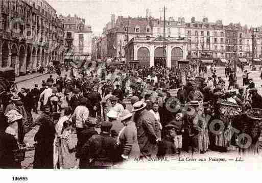 Ville de DIEPPE, carte postale ancienne