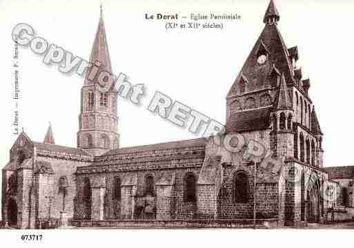 Ville de DORAT(LE), carte postale ancienne