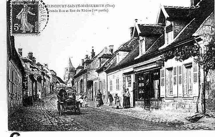 Ville de ELINCOURTSTMARGUERITE, carte postale ancienne