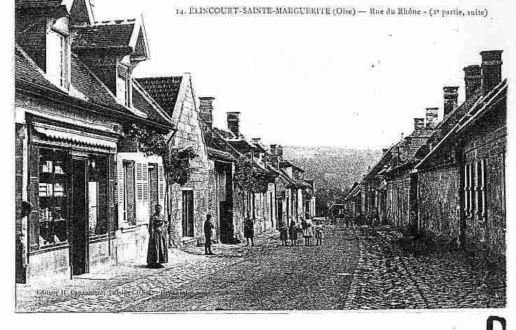 Ville de ELINCOURTSTMARGUERITE, carte postale ancienne