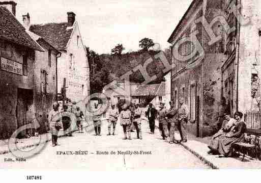 Ville de EPAUXBEZU, carte postale ancienne