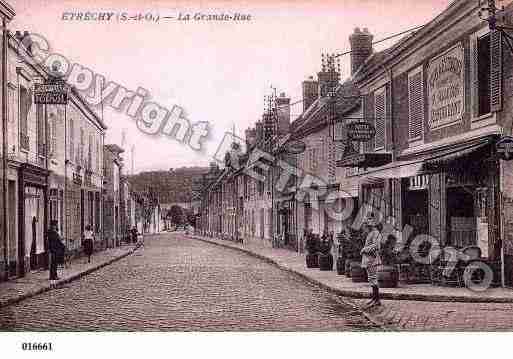 Ville de ETRECHY, carte postale ancienne