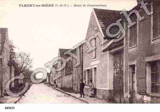 Ville de FLEURYENBIERE, carte postale ancienne