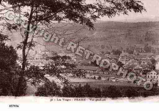 Ville de FRAIZE, carte postale ancienne