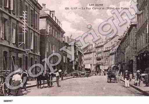 Ville de GAP, carte postale ancienne