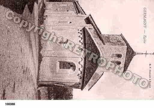 Ville de GERMAGNY, carte postale ancienne