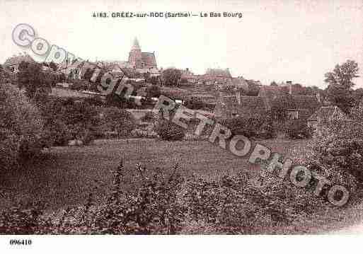 Ville de GREEZSURROC, carte postale ancienne