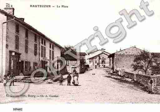 Ville de HAUTECOURTROMANECHE, carte postale ancienne