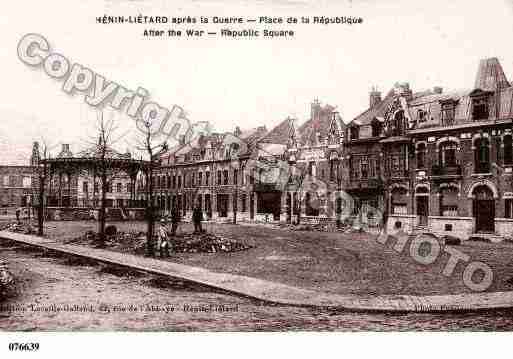 Ville de HENINBEAUMONT, carte postale ancienne