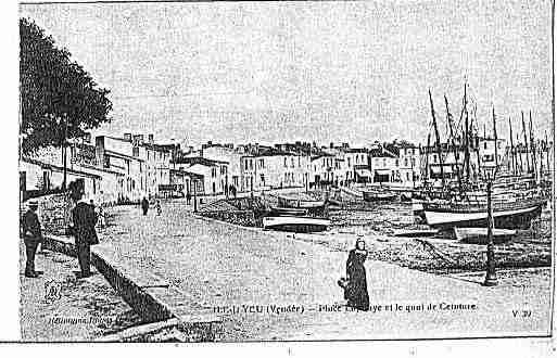 Ville de ILED'YEU(L'), carte postale ancienne