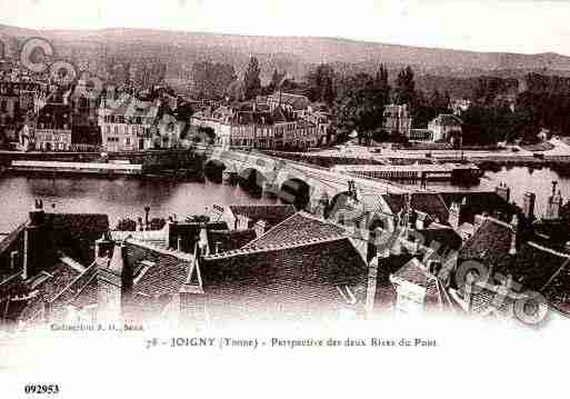 Ville de JOIGNY, carte postale ancienne