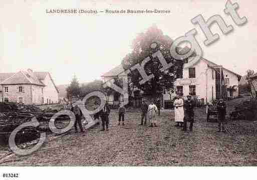 Ville de LANDRESSE, carte postale ancienne