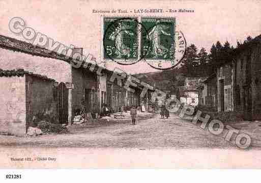 Ville de LAYSAINTREMY, carte postale ancienne