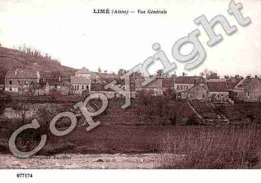 Ville de LIME, carte postale ancienne