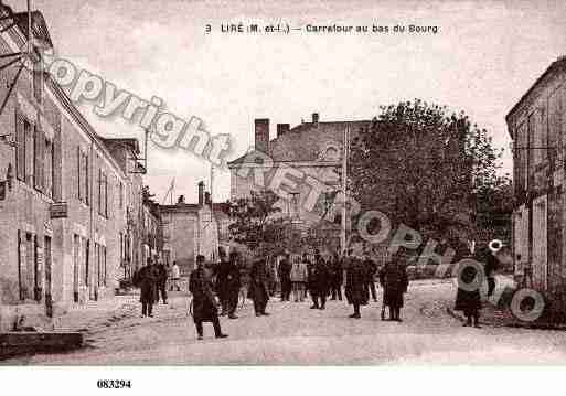 Ville de LIRE, carte postale ancienne