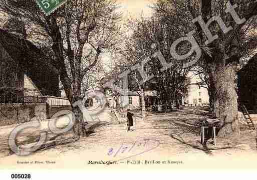 Ville de MARSILLARGUES, carte postale ancienne