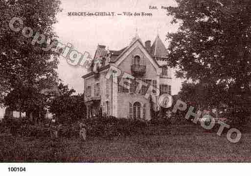 Ville de MERCEYLESCHEILLY, carte postale ancienne Ville de MERCEYLESCHEILLY, carte postale ancienne