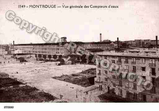 Ville de MONTROUGE, carte postale ancienne