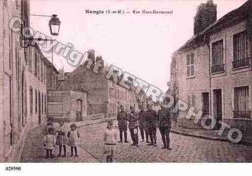 Ville de NANGIS, carte postale ancienne